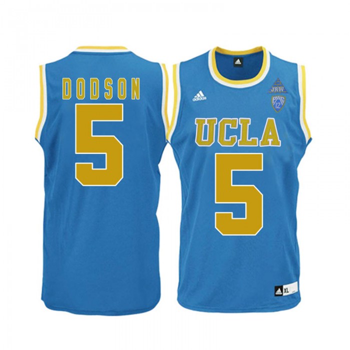 Male Armani Dodson UCLA Bruins Blue NCAA Basketball Player Name And Number Jersey