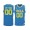 Male UCLA Bruins Light Blue Authentic Name And Number Customized Basketball Jersey