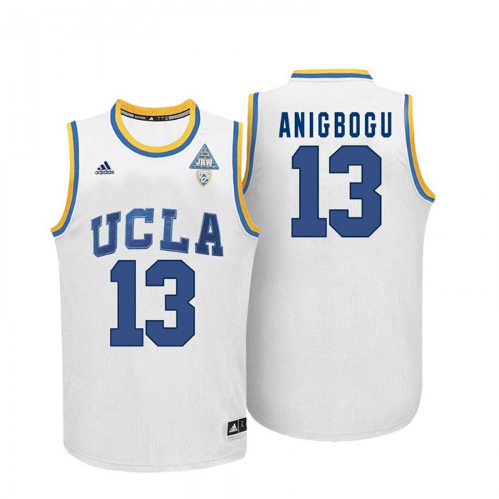 Male Ike Anigbogu UCLA Bruins White NCAA Basketball Player Name And Number Jersey