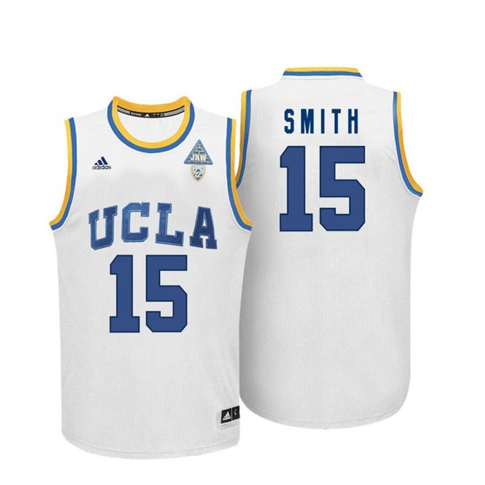 Male Jerrold Smith UCLA Bruins White NCAA Basketball Player Name And Number Jersey