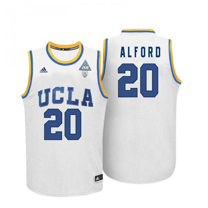 Male Bryce Alford UCLA Bruins White NCAA Basketball Player Name And Number Jersey
