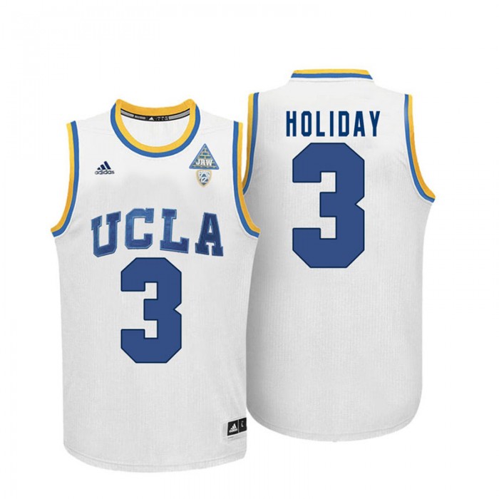 Male Aaron Holiday UCLA Bruins White NCAA Basketball Player Name And Number Jersey