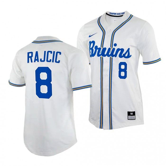 Max Rajcic UCLA Bruins 2022 College Baseball Men Jersey-White