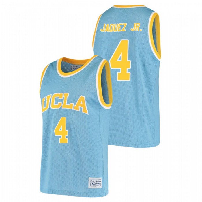UCLA Bruins Jaime Jaquez Jr. Alumni Basketball Original Retro Jersey Blue For Men
