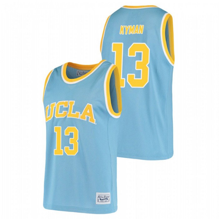 UCLA Bruins Jake Kyman Alumni Basketball Original Retro Jersey Blue For Men