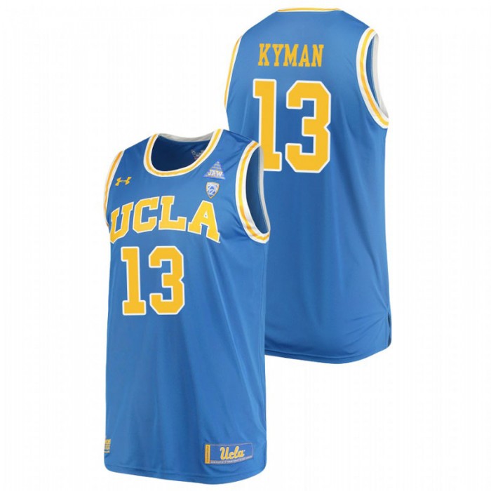 UCLA Bruins Jake Kyman College Basketball Replica Performance Jersey Blue For Men