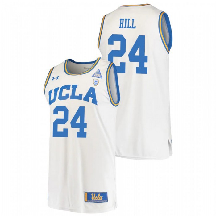 UCLA Bruins Jalen Hill College Basketball Original Retro Jersey White For Men