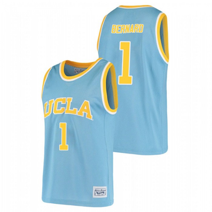 UCLA Bruins Jules Bernard Alumni Basketball Original Retro Jersey Blue For Men