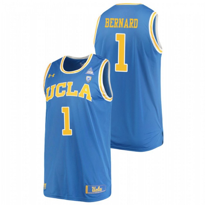 UCLA Bruins Jules Bernard College Basketball Replica Performance Jersey Blue For Men