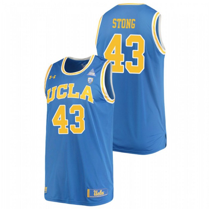 UCLA Bruins Russell Stong College Basketball Replica Performance Jersey Blue For Men