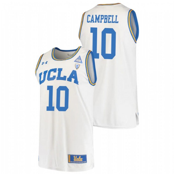 UCLA Bruins Tyger Campbell College Basketball Original Retro Jersey White For Men