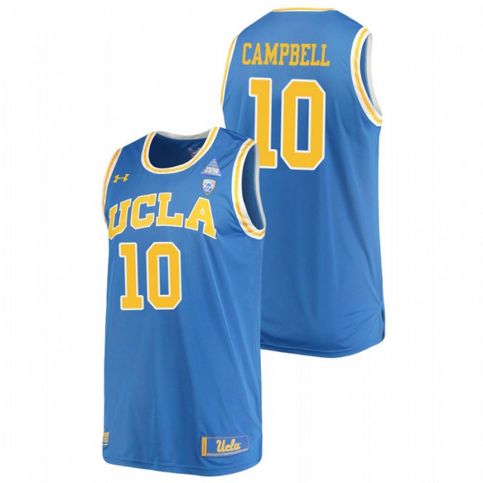 UCLA Bruins Tyger Campbell College Basketball Replica Performance Jersey Blue For Men