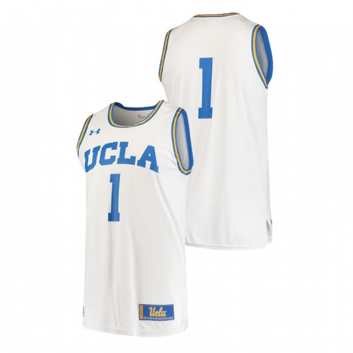 Men's UCLA Bruins White Replica College Basketball Jersey