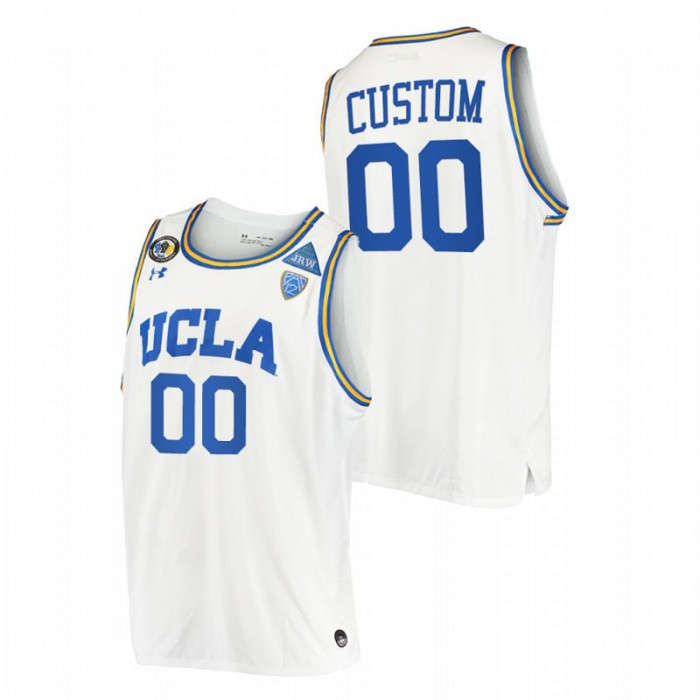 UCLA Bruins Custom Jersey Stand Together White College Basketball Men