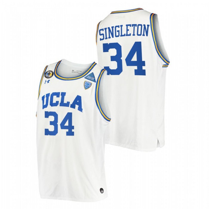 UCLA Bruins David Singleton Jersey Stand Together White College Basketball Men