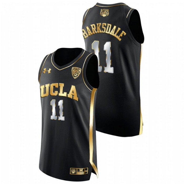 UCLA Bruins Don Barksdale Jersey March Madness PAC-12 Black Golden Edition Men