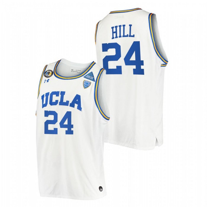 UCLA Bruins Jalen Hill Jersey Stand Together White College Basketball Men
