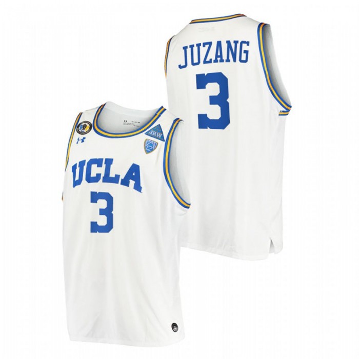 UCLA Bruins Johnny Juzang Jersey Stand Together White College Basketball Men