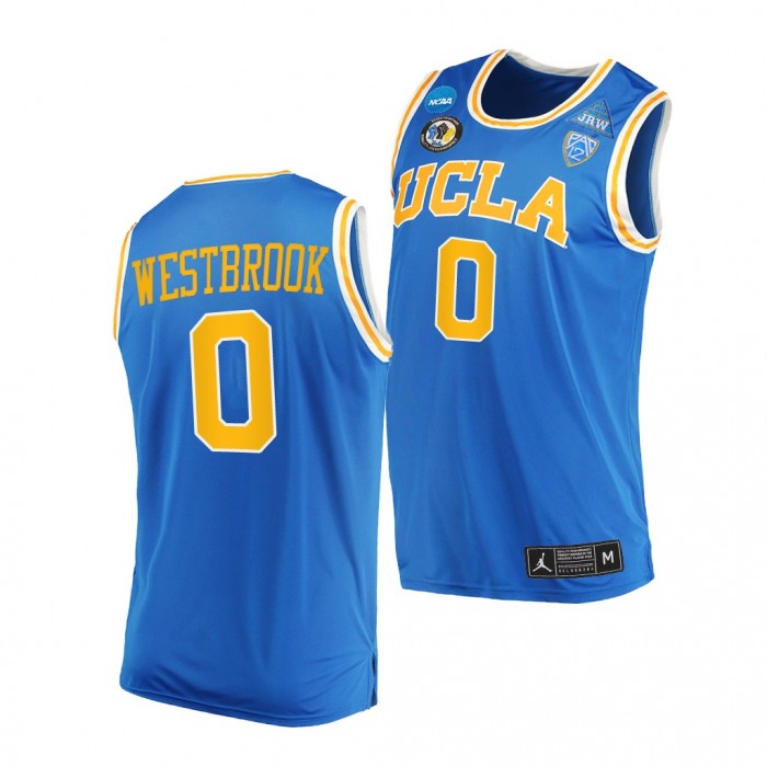 UCLA Bruins Russell Westbrook #0 Royal College Basketball Jersey Road