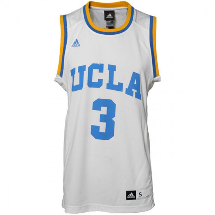 UCLA Bruins #3 White Basketball For Men Jersey
