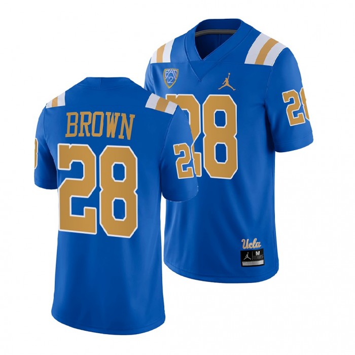 College Football Brittain Brown UCLA Bruins 2022 NFL Draft Jersey Blue
