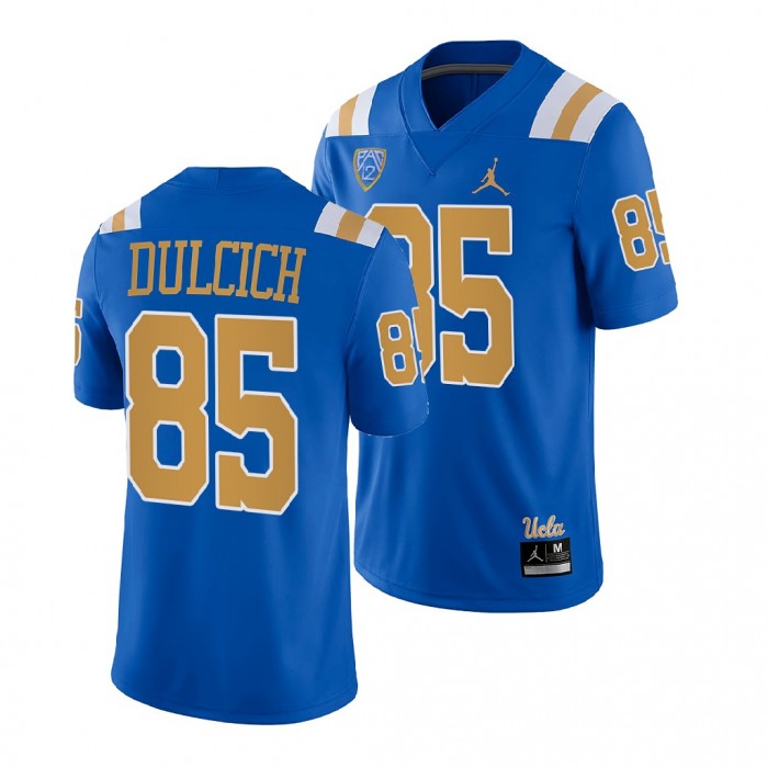 College Football Greg Dulcich UCLA Bruins 2022 NFL Draft Jersey Blue