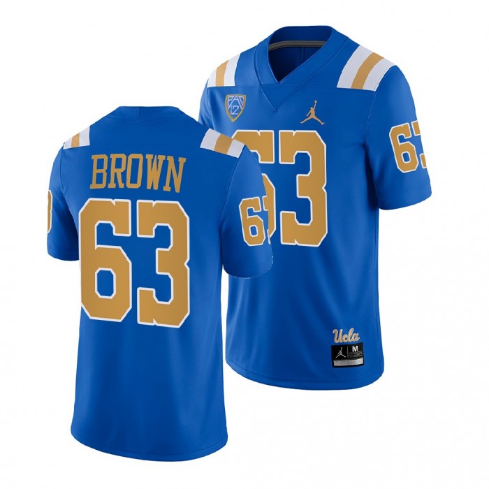 College Football Jim Brown UCLA Bruins Jersey Blue