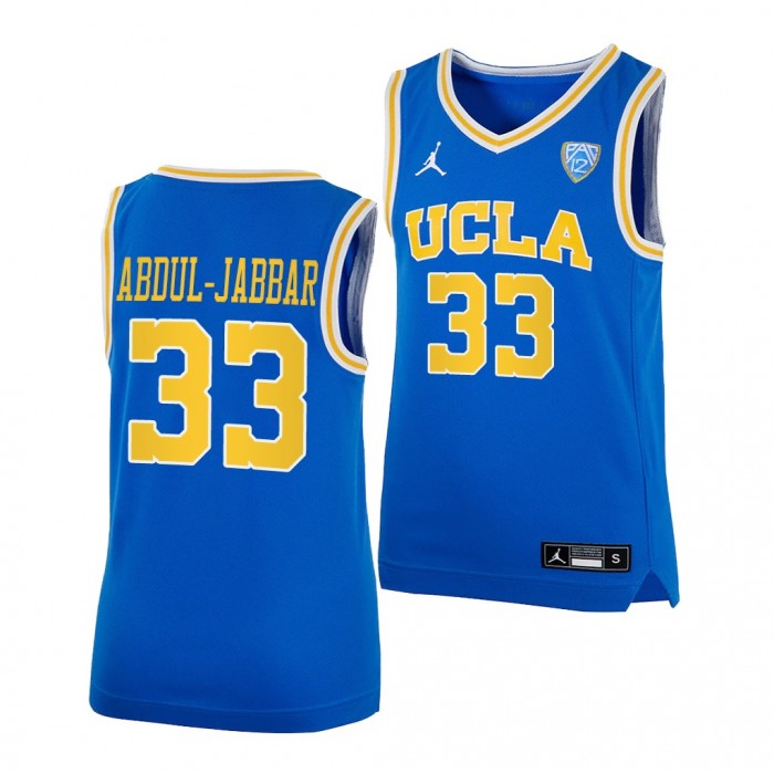 UCLA Bruins Kareem Abdul-Jabbar College Basketball Alumni Jersey Youth Royal