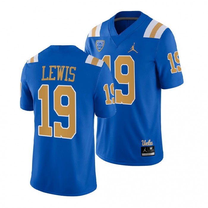 College Football Marcedes Lewis UCLA Bruins Jersey Blue