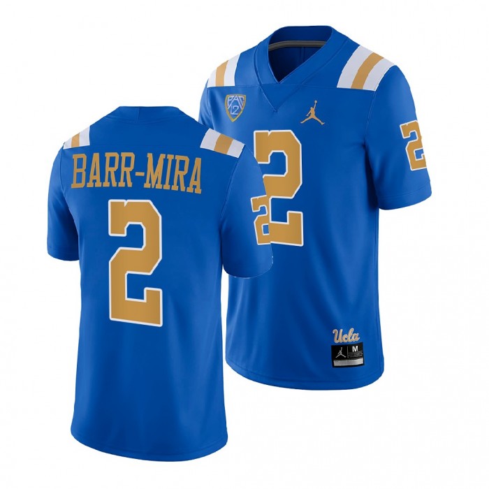 College Football Nicholas Barr-Mira UCLA Bruins Jersey Blue