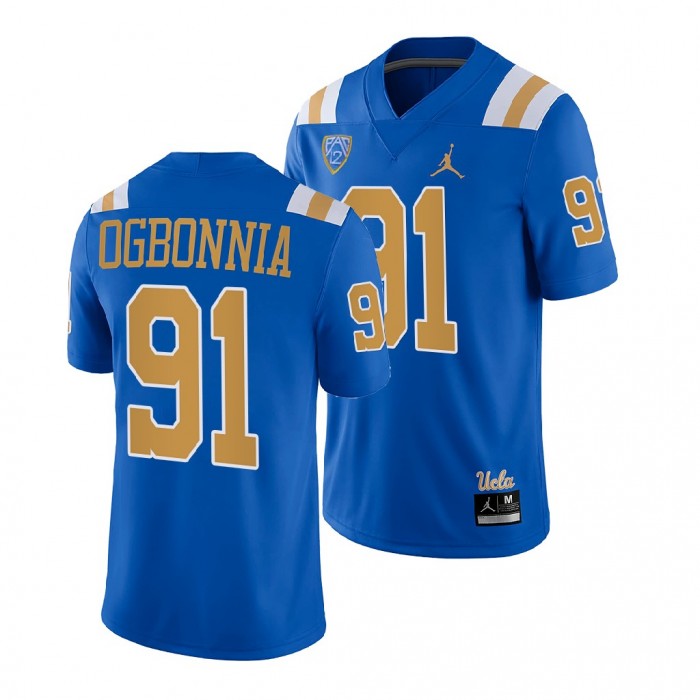 College Football Otito Ogbonnia UCLA Bruins 2022 NFL Draft Jersey Blue