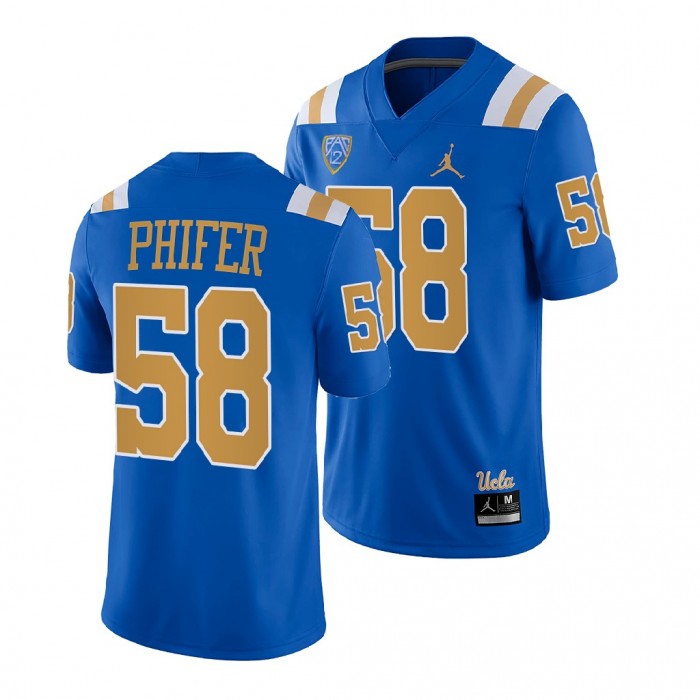 College Football Roman Phifer UCLA Bruins Jersey Blue