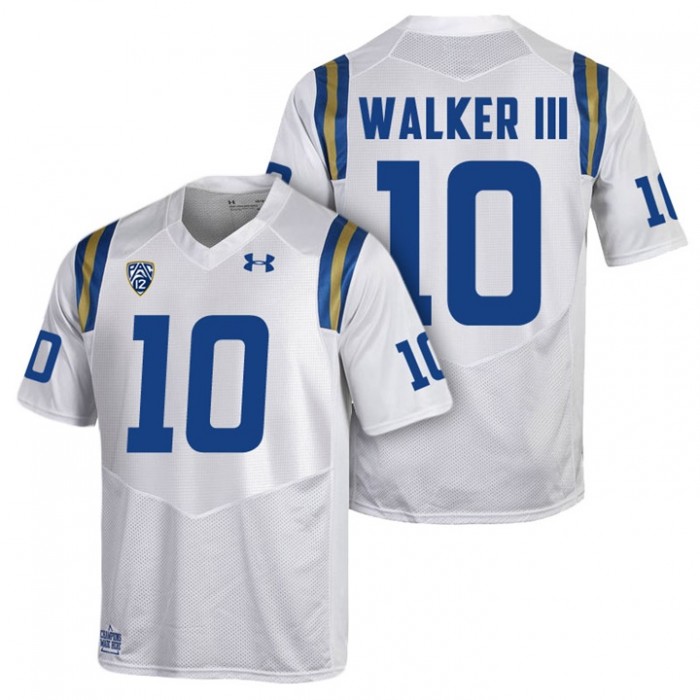 Kenneth Walker III UCLA Bruins White College PAC-12 2017 Season New Under Armour Player Jersey