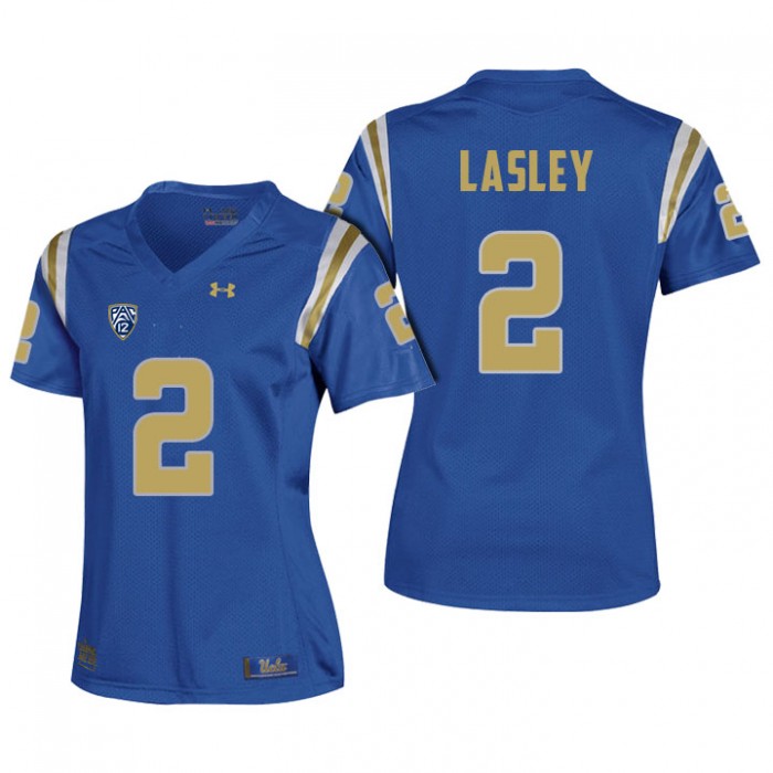 Women Jordan Lasley UCLA Bruins Royal College 2017 Season New Under Armour Player Jersey