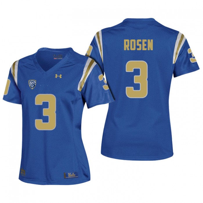 Women Josh Rosen UCLA Bruins Royal College 2017 Season New Under Armour Player Jersey