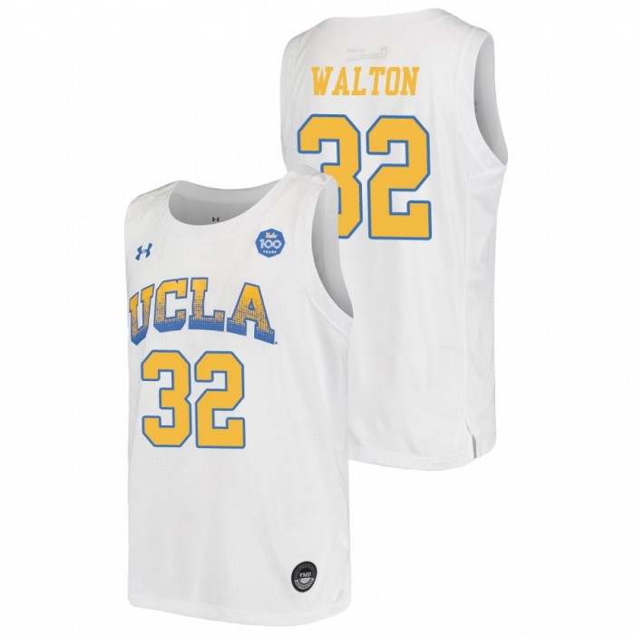 UCLA Bruins Bill Walton Jersey College Baketball White Replica Youth