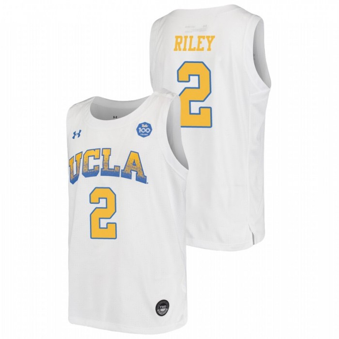 UCLA Bruins Cody Riley Jersey College Baketball White Replica Youth