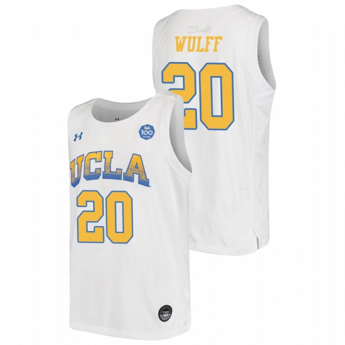 UCLA Bruins Isaac Wulff Jersey College Baketball White Replica Youth
