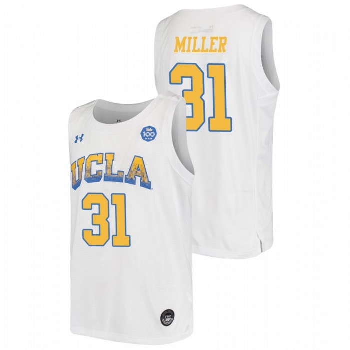 UCLA Bruins Reggie Miller Jersey College Baketball White Replica Youth