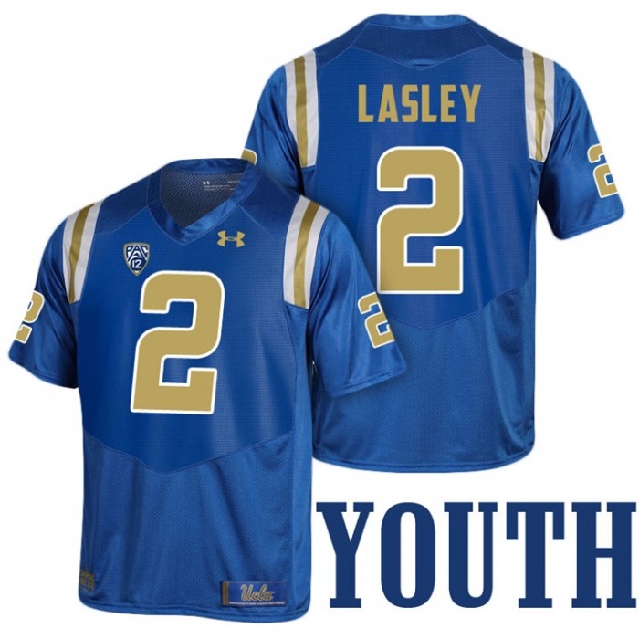 Youth Jordan Lasley UCLA Bruins Royal College 2017 Season New Under Armour Player Jersey