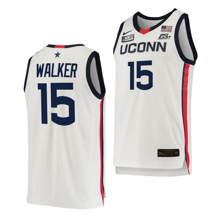 Kemba Walker #15 UConn Huskies College Basketball Alumni White Jersey
