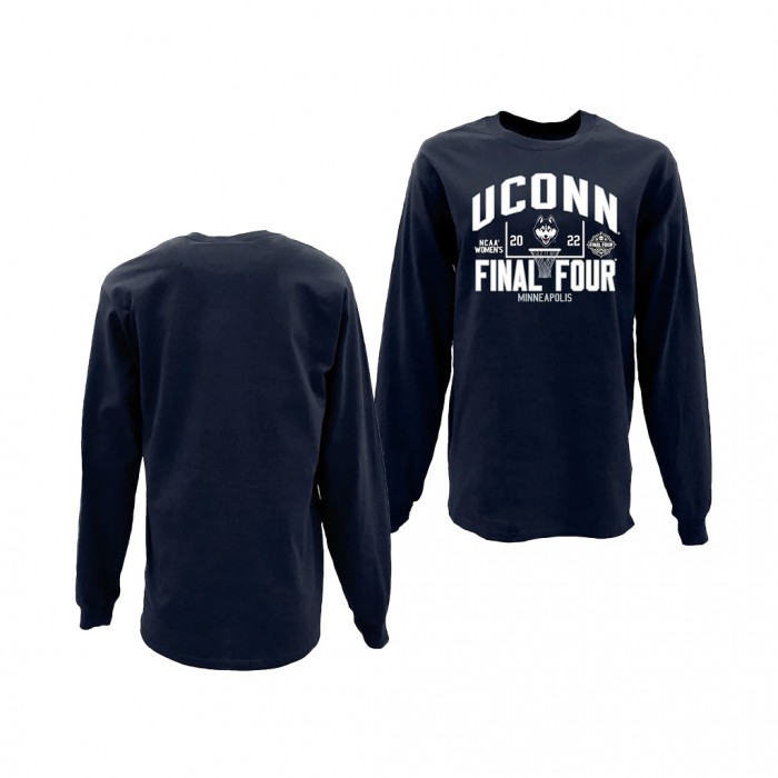 UConn Huskies 2022 NCAA March Madness Final Four Navy Women's Basketball T-Shirt Men