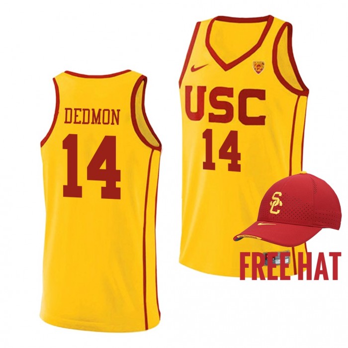 USC Trojans Dewayne Dedmon Yellow College Basketball Jersey Free Hat