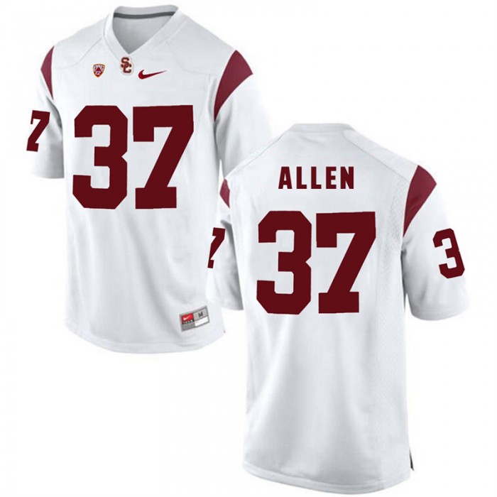 Male USC Trojans Javorius Allen White 2017 NCAA Football Pac-12 Game NFL Player Jersey