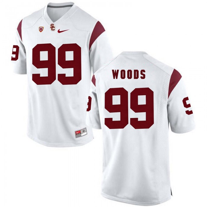 Male USC Trojans Antwaun Woods White 2017 NCAA Football Pac-12 Game NFL Player Jersey