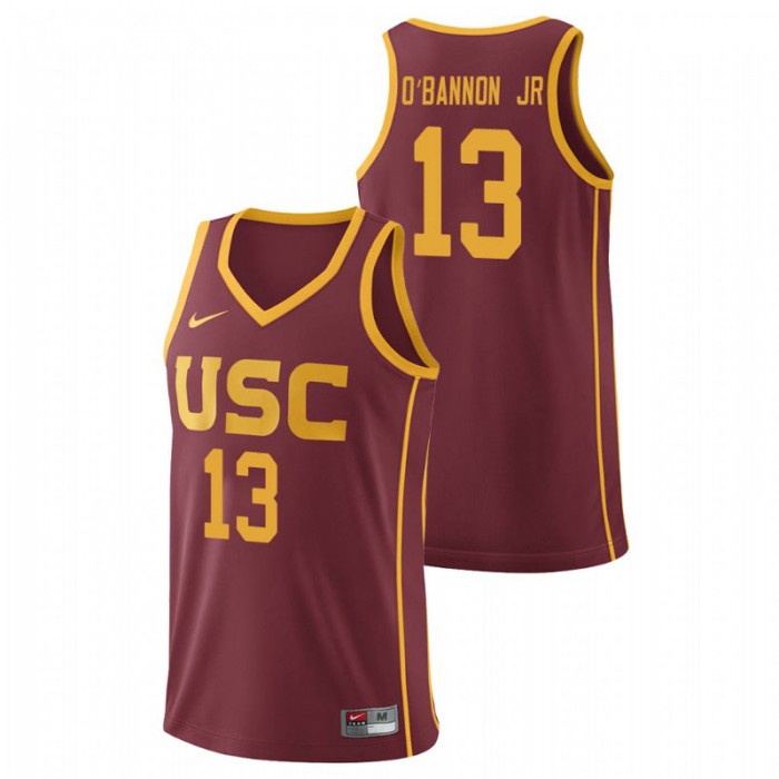 USC Trojans College Basketball Cardinal Charles O'Bannon Jr. Replica Jersey For Men