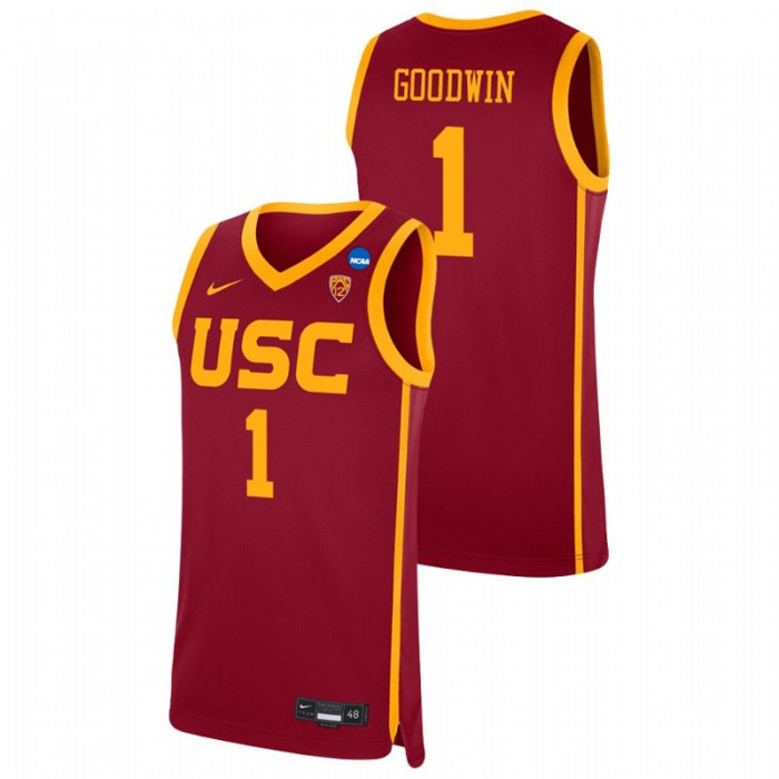 USC Trojans Chevez Goodwin College Basketball Replica Jersey Red For Men