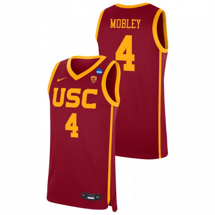 USC Trojans Evan Mobley College Basketball Replica Jersey Red For Men