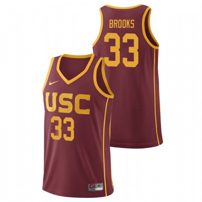USC Trojans College Basketball Cardinal J'Raan Brooks Replica Jersey For Men