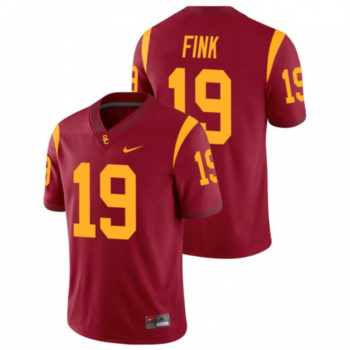 Matt Fink USC Trojans College Football Cardinal Alumni Player Game Jersey